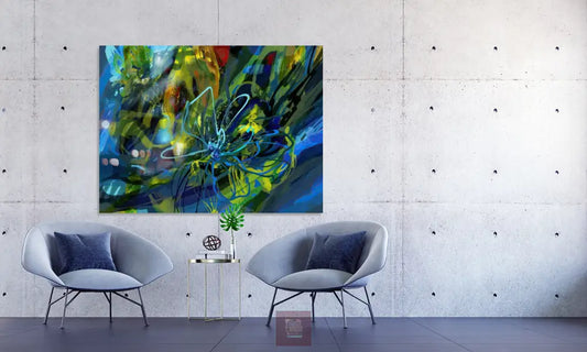 Eclosion Lumineuse Canvas