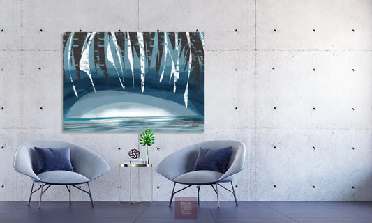 La voûte boréale Canvas