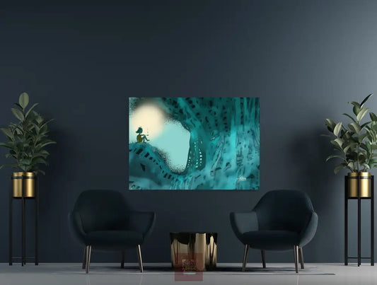 L’insouciance Canvas