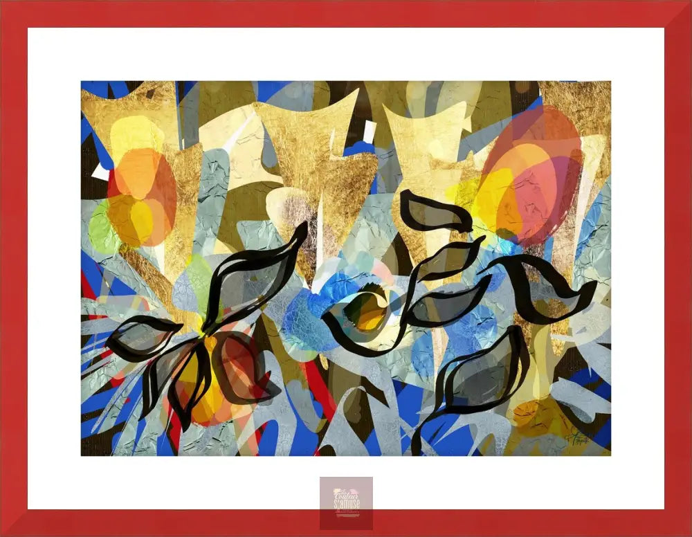 L’or dans Le tumulte Canvas