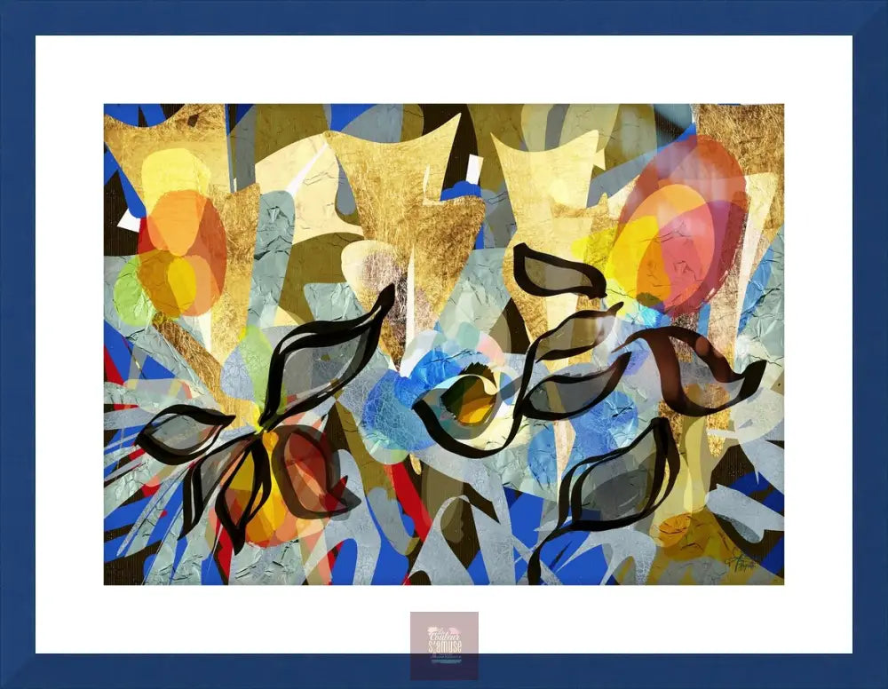 L’or dans Le tumulte Canvas