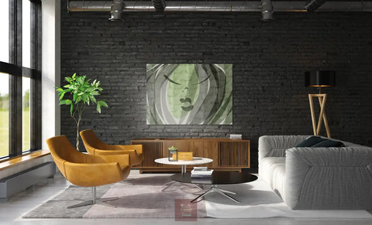 Murmures d’émeraude Canvas