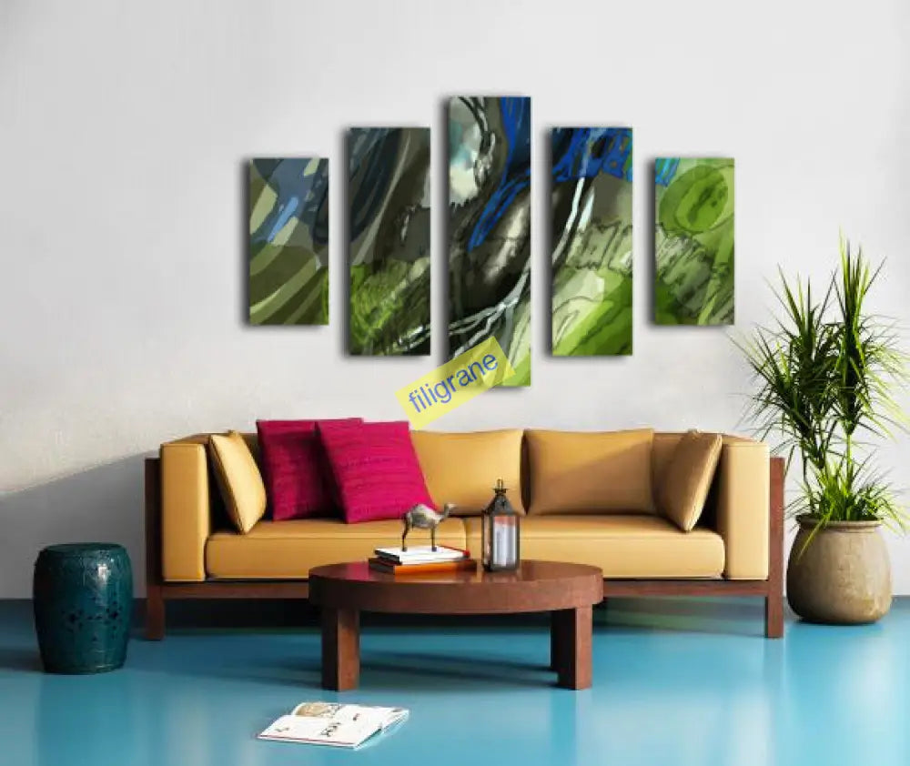 Onde Vivante Canvas