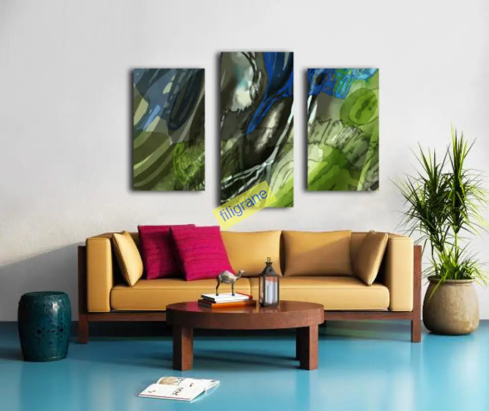 Onde Vivante Canvas
