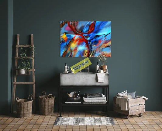 Renaissance d un élan secret Canvas