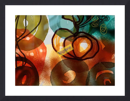 Eclats D’automne Toile encadré ; pour achat; voir la page ’information’ du menu / 24in x 17in Canvas