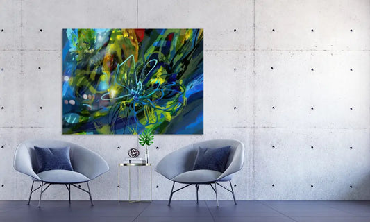 Eclosion Lumineuse Canvas