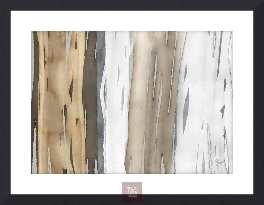 Écorces du silence Toile encadré ; pour achat; voir la page ’information’ du menu / 24in x 17in Canvas