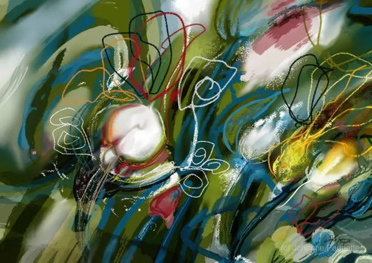 Energie Florale Canvas