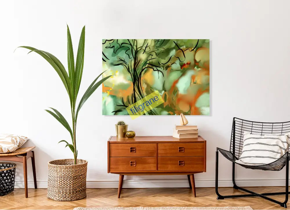 Eveil De La Nature Canvas