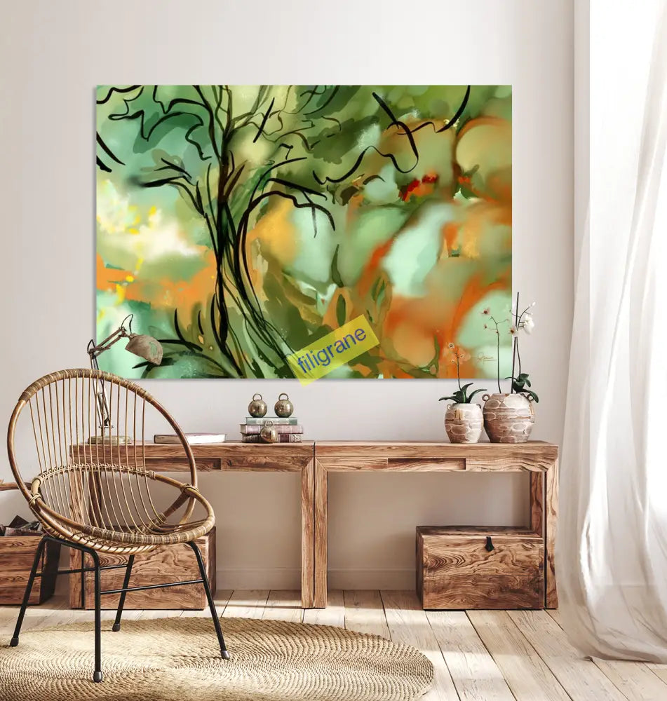 Eveil De La Nature Canvas