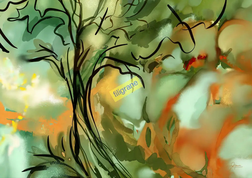 Éveil de la Nature Canvas