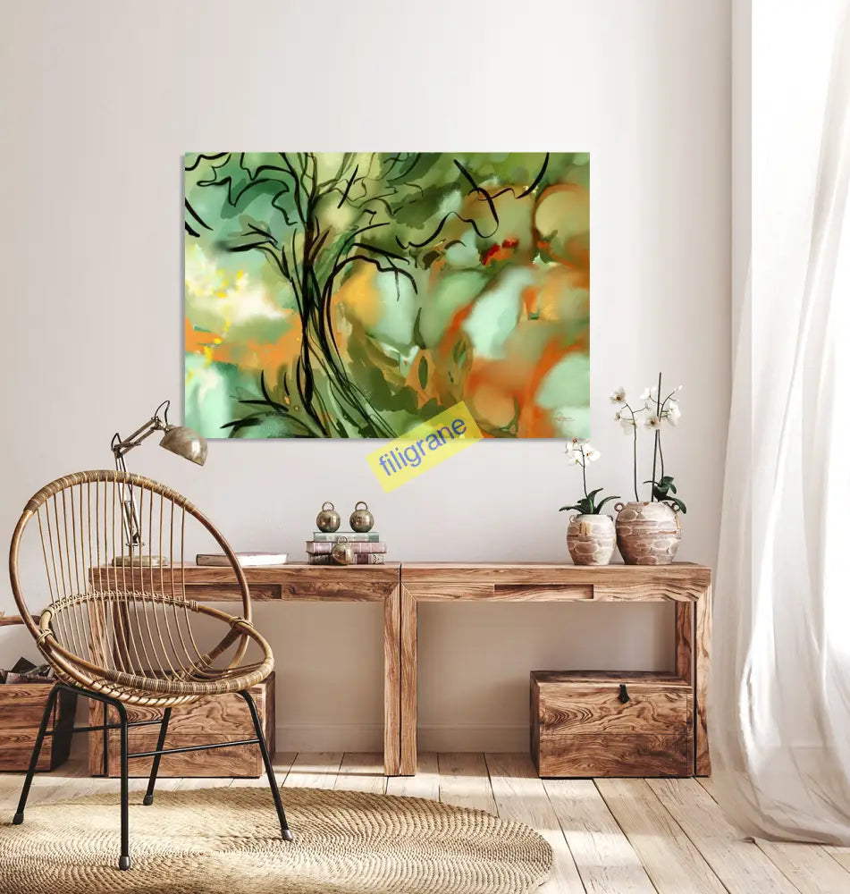 Eveil De La Nature Canvas