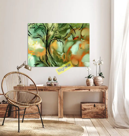 Eveil De La Nature Canvas