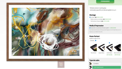 Floraison Mystique Canvas