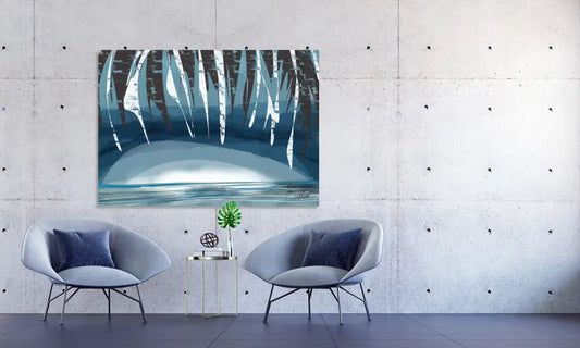 La voûte boréale Canvas