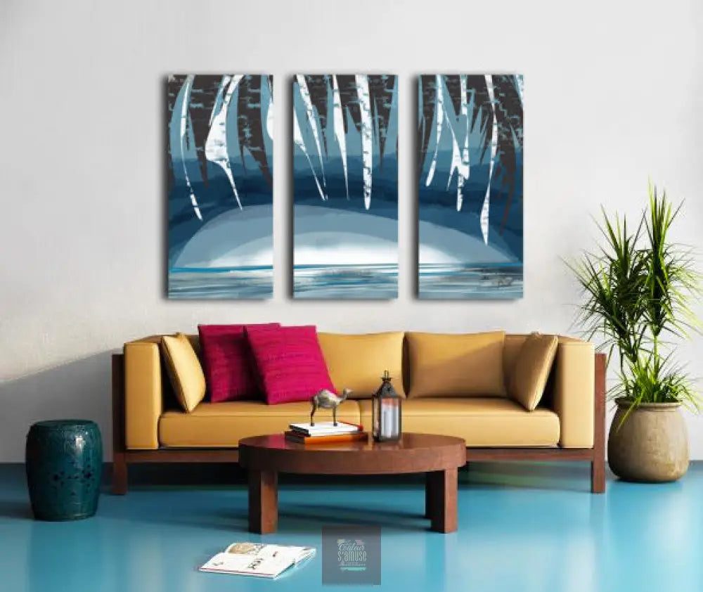 La voûte boréale Canvas