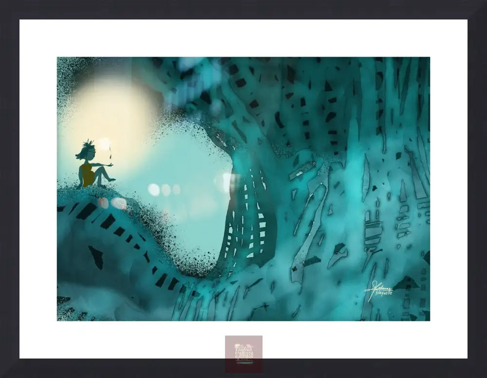 L’insouciance Toile encadré ; pour achat; voir la page ’information’ du menu / 24in x 17in Canvas