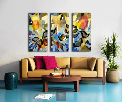L’or dans Le tumulte Canvas