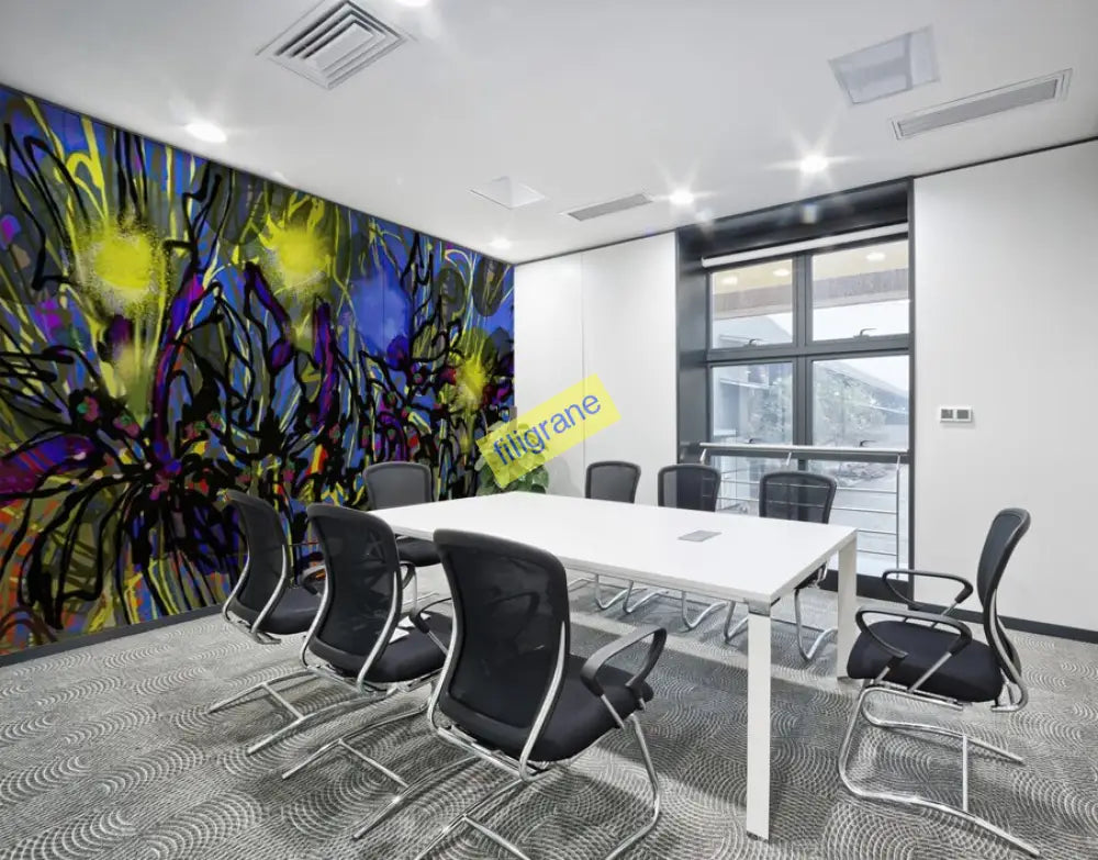 Lumieres Sauvages Toile en mural; pour achat voir la page ’information’ du menu / 8ft x 8ft Canvas