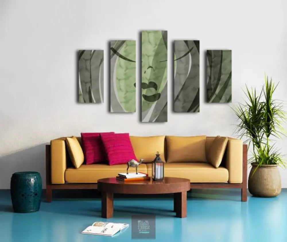 Murmures d’émeraude Canvas