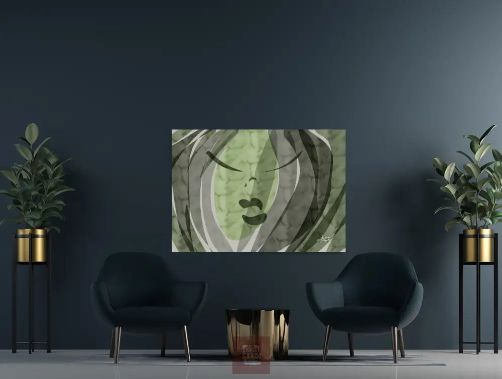 Murmures d’émeraude Canvas