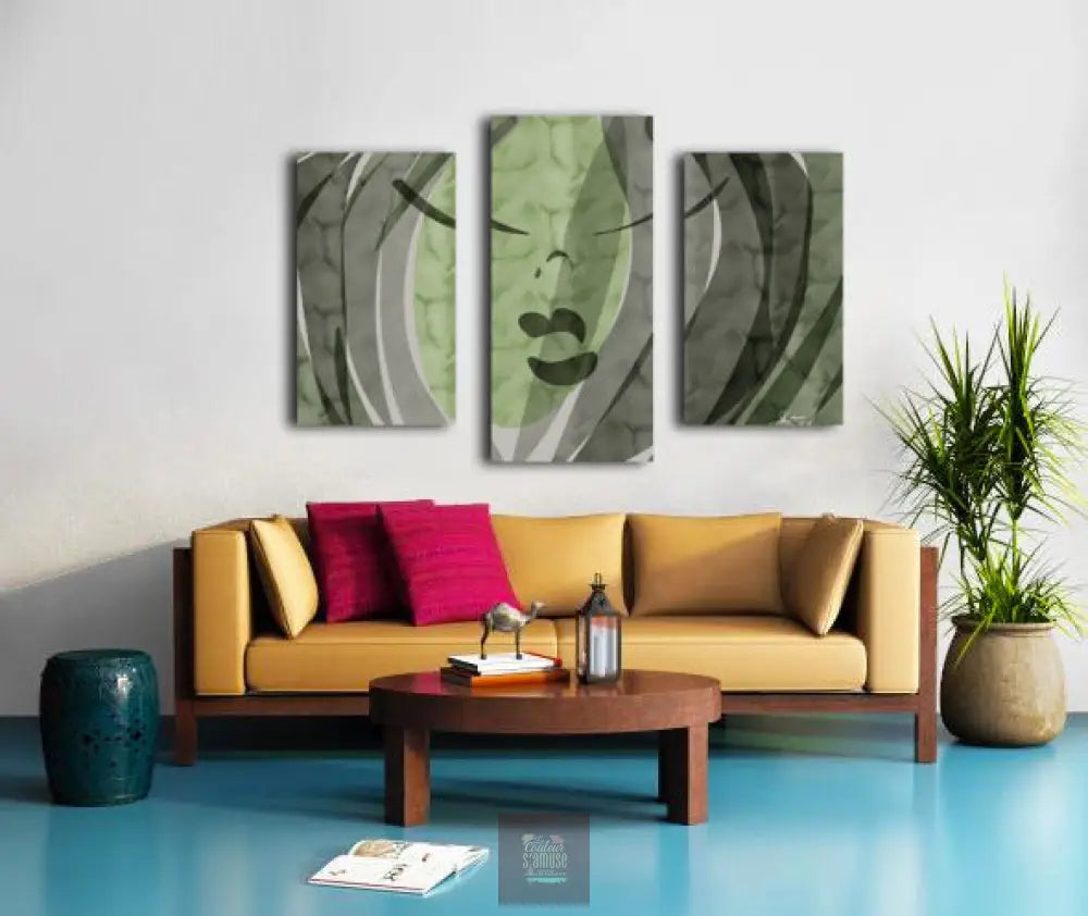 Murmures d’émeraude Canvas