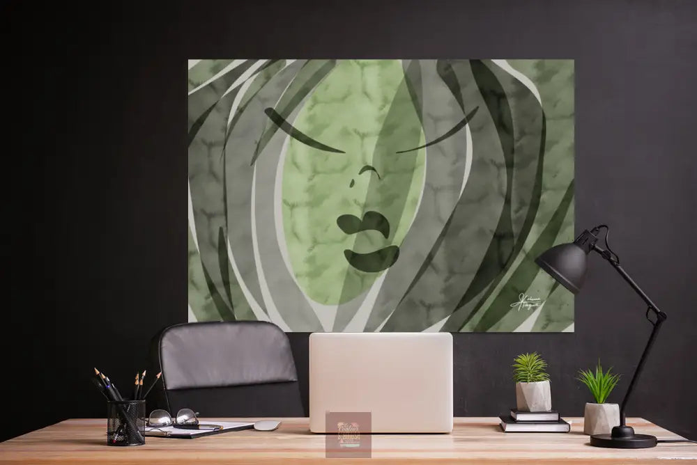 Murmures d’émeraude Canvas