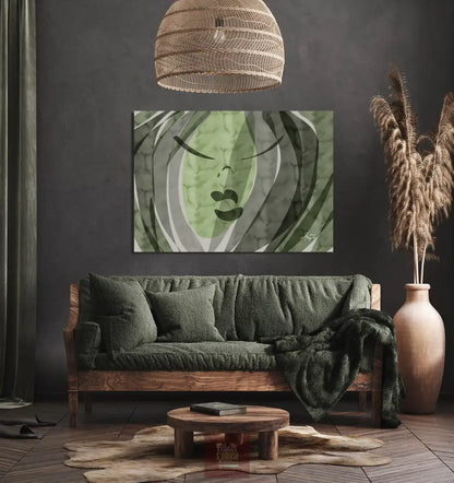 Murmures d’émeraude Canvas