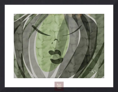 Murmures d’émeraude Toile encadré ; pour achat; voir la page ’information’ du menu / 24in x 17in Canvas