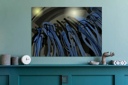Procession Indigo Canvas