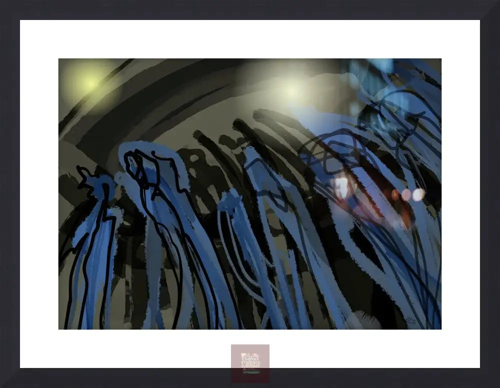 Procession Indigo Canvas