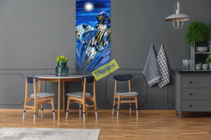 Refuge Sous La Lune Canvas