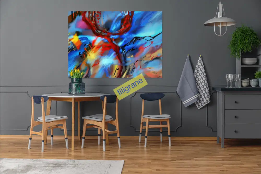 Renaissance d un élan secret Canvas
