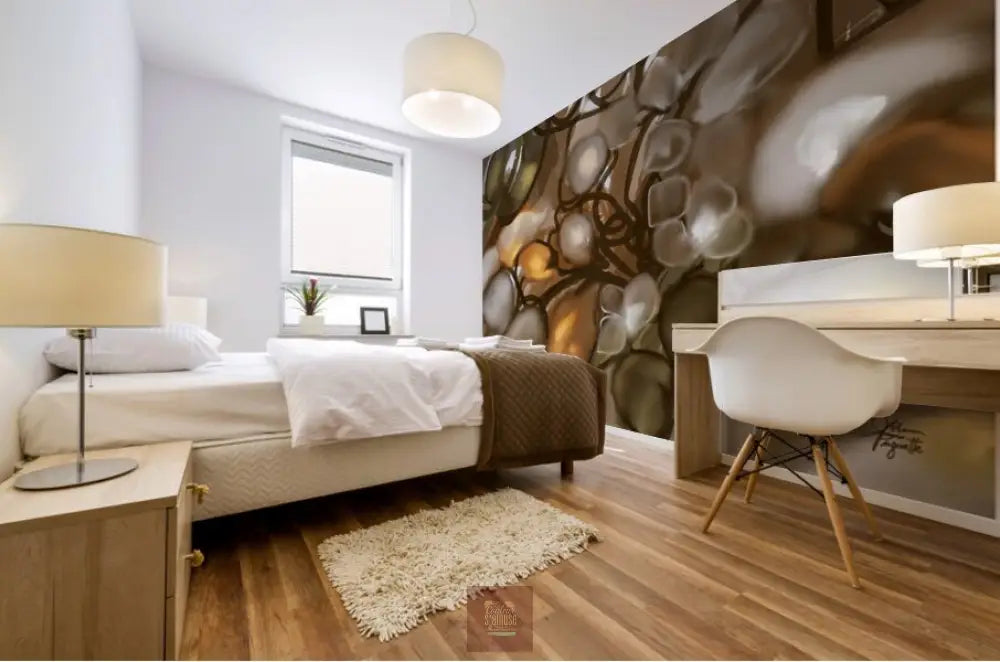 Souvenirs D Ambre Toile en mural; pour achat voir la page ’information’ du menu / 8ft x 8ft