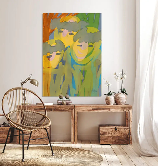 Visages en veille Canvas